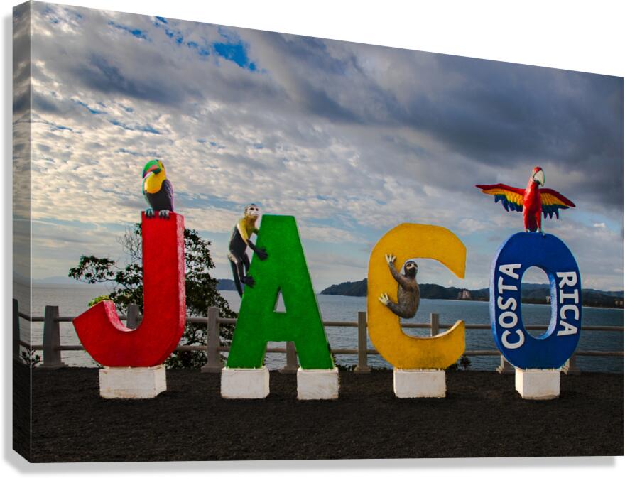 Jaco Costa Rica Welcome Sign  Canvas Print