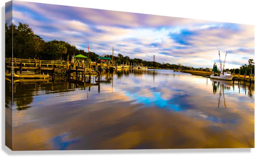 McClellanville Sunset Horizon Canvas Print