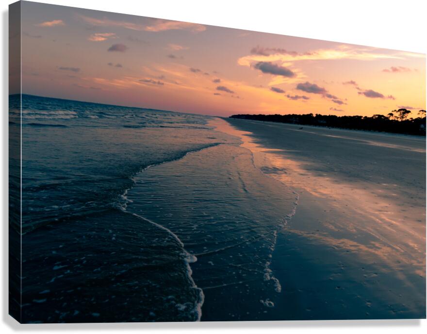 The Perfect Beach Sunset Canvas Print
