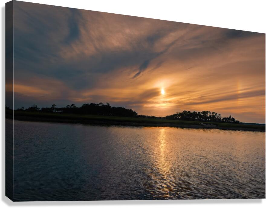 Hilton Head Perfect Sunset Canvas Print