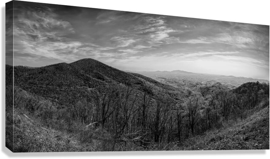 Virginia Mountain Overlook  Canvas Print