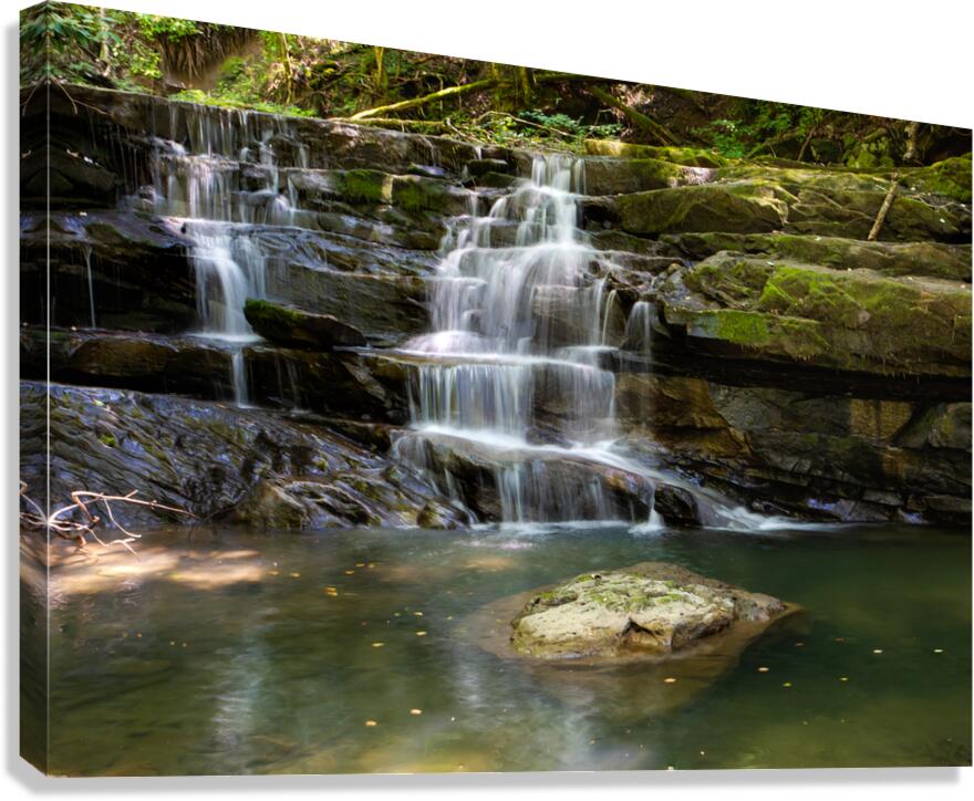 West Virginia New River Waterfall Canvas Print