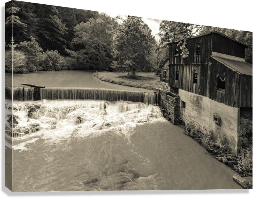 West Virginia Cotton Hill Mill Canvas Print