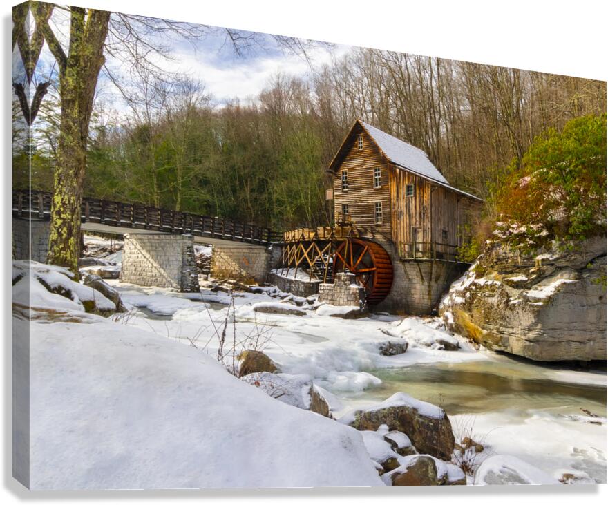 Perfect Old West Virginia Old Mill Canvas Print