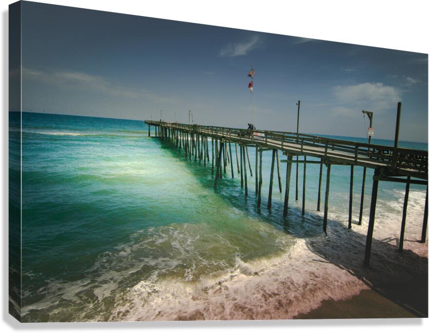 Nags Head Fishing Pier Canvas Print