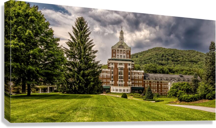 Homestead Resort Panorama Canvas Print