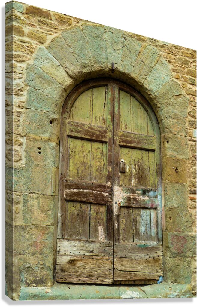 Rustic Tuscan Door Canvas Print