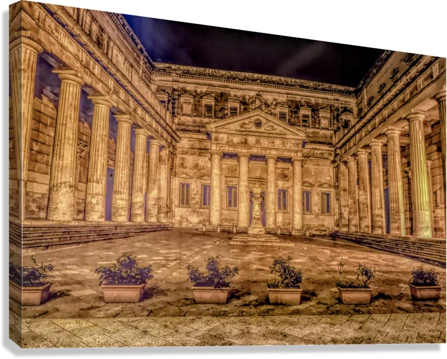 Lecce Palace of the Province Canvas Print