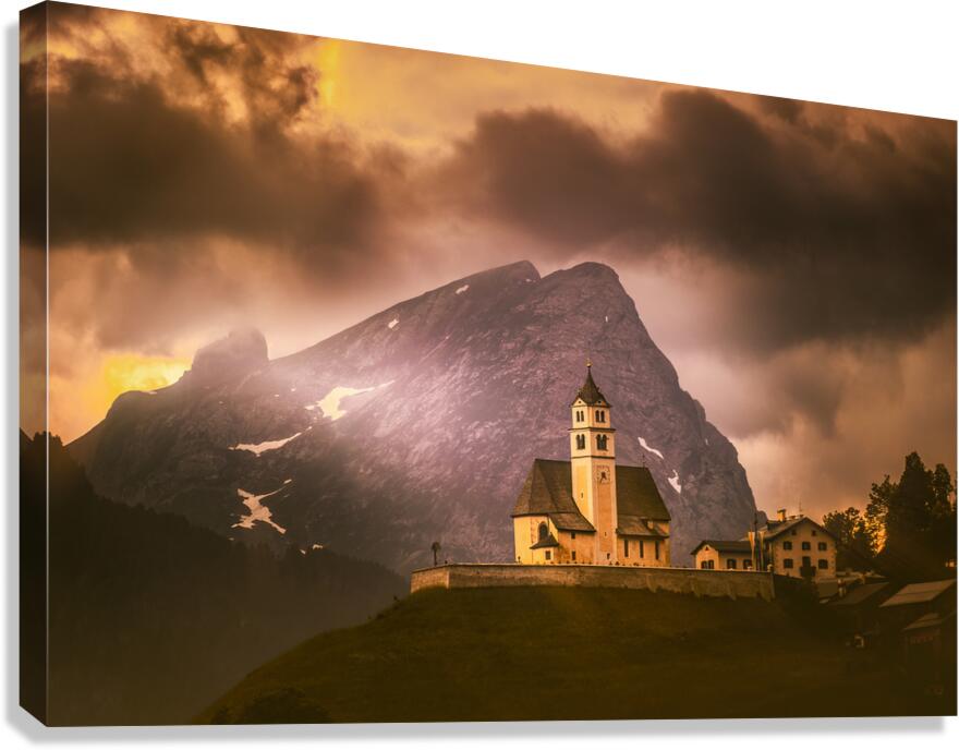 Church of Coi Chiesa di Santa Fosca Canvas Print