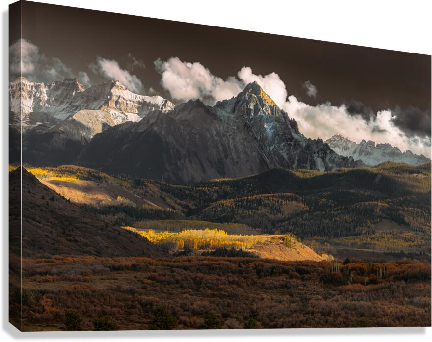 Colorado Dallas Divide Sunset Splendor Canvas Print