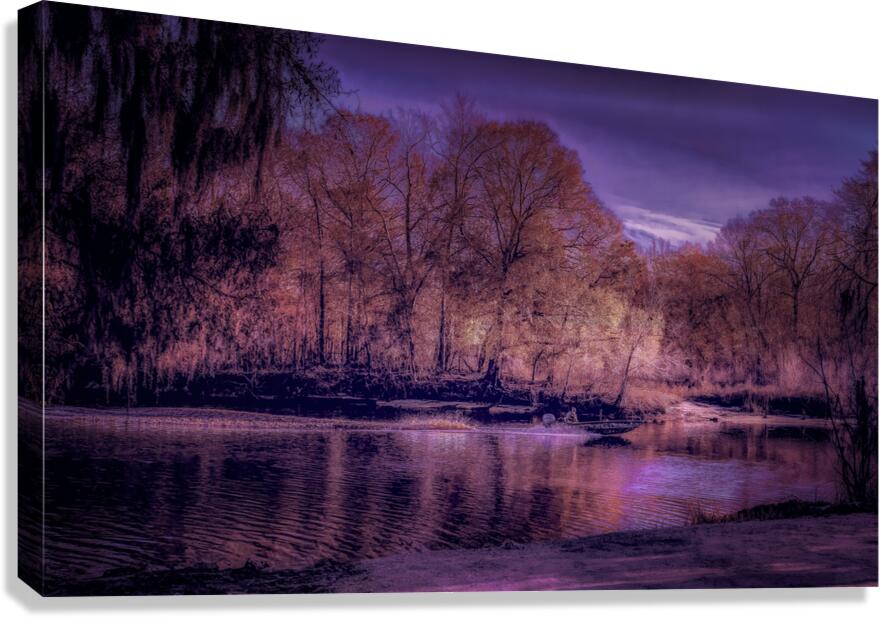 Sunset on Waccamaw River  Canvas Print