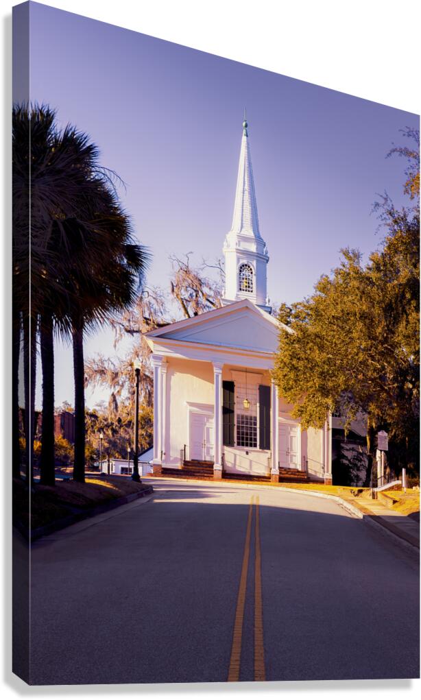 Waccamaw River Church Canvas Print