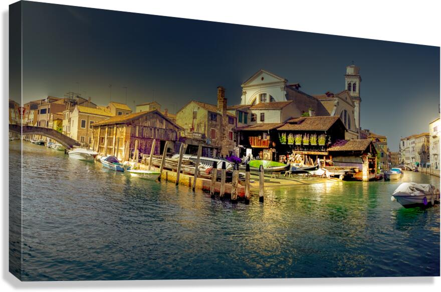 Oldest Square in Venice Italy Canvas Print
