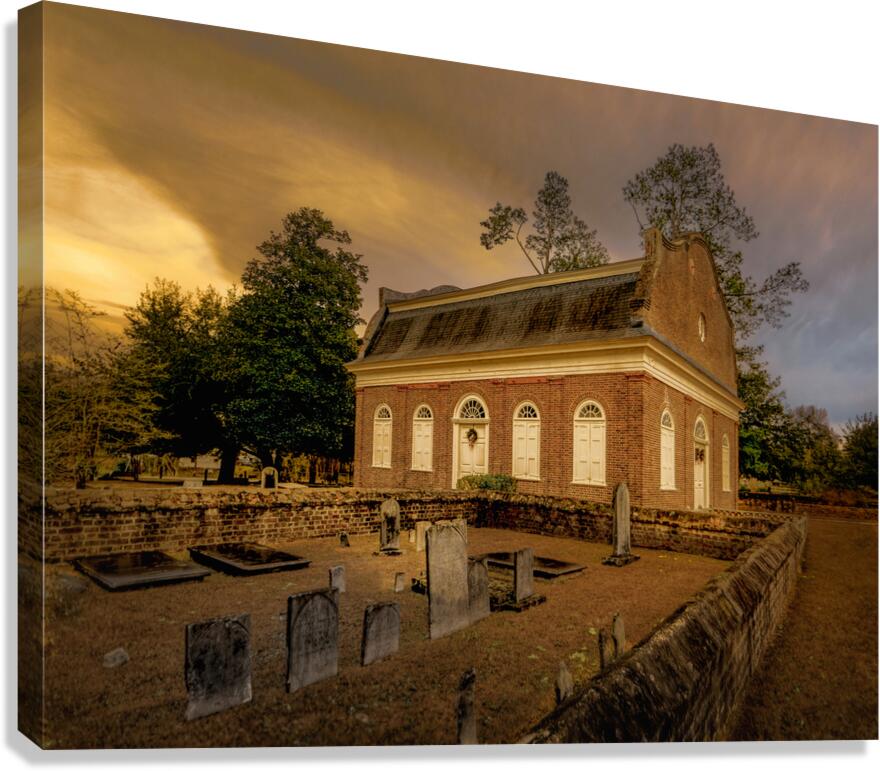 South Carolina St.Stephens Episcopal Church Canvas Print