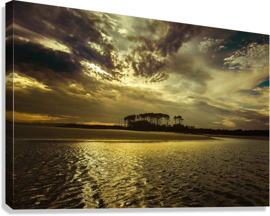 Myrtle Beach Intracoastal Waterway Sunset Canvas Print