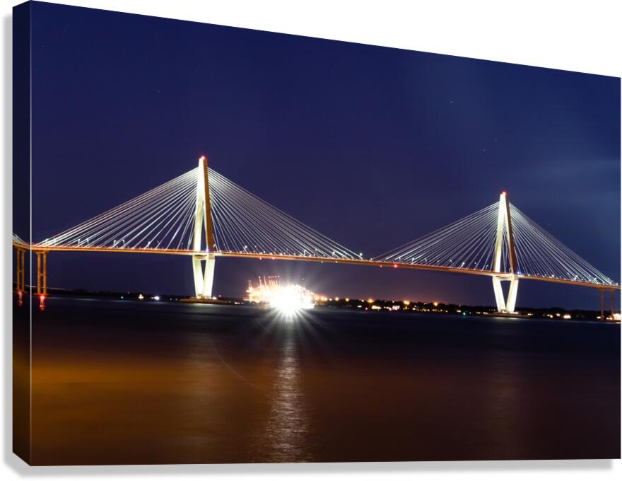 Charleston Bridge in Evening Canvas Print