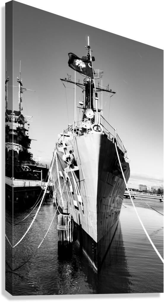 Charleston Mount Pleasant Patriots Point Destroyer 1 Canvas Print