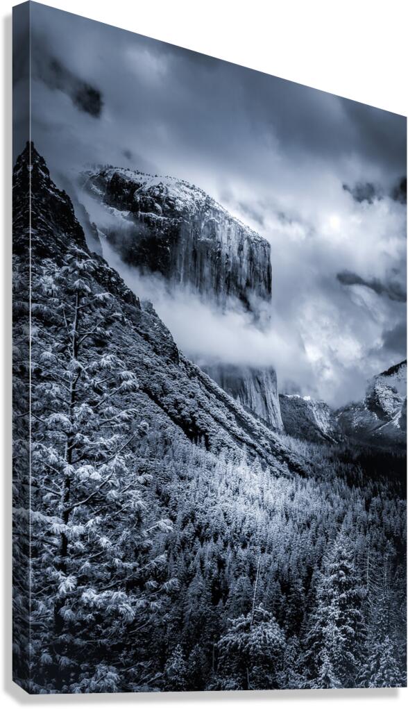 Yosemite El Capitan in Blue Canvas Print