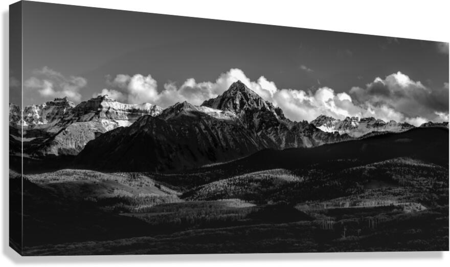 Dallas Divide Mount Sneffels Ranch Canvas Print