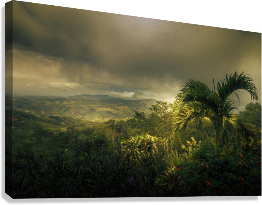 Costa Rica San Ramon Mountain Vista  Canvas Print