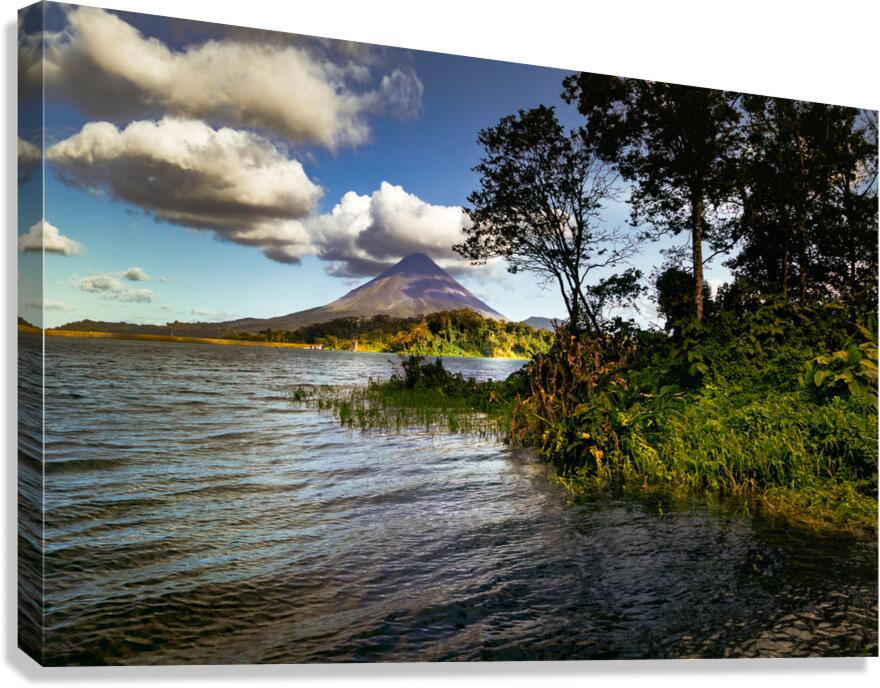 Arenal Volcano Lake Landscape  Canvas Print