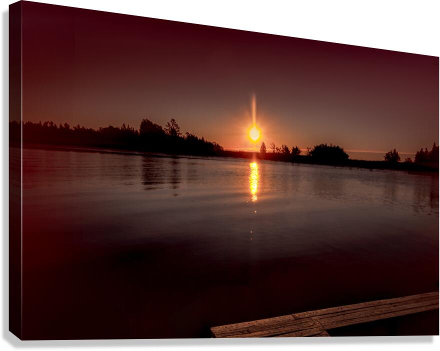 Sunrise Light and Shadows Canvas Print