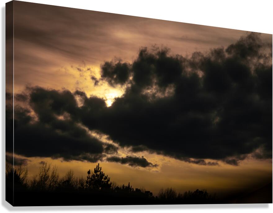 The Wonder of Clouds at Sunset Canvas Print