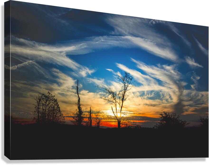 Road Trip to Charleston Sunset Canvas Print