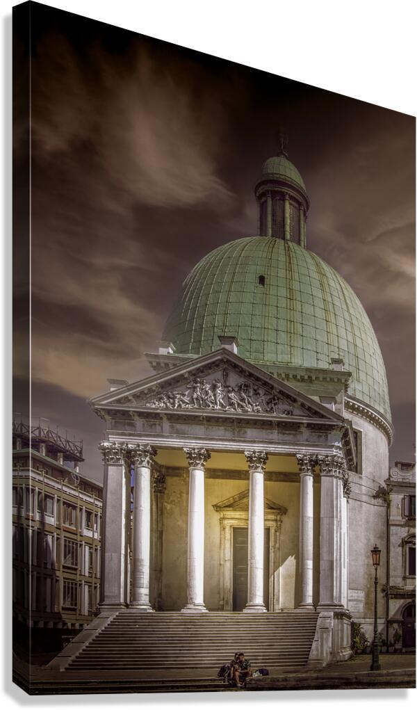 Venice San Simeone Piccolo Church Canvas Print
