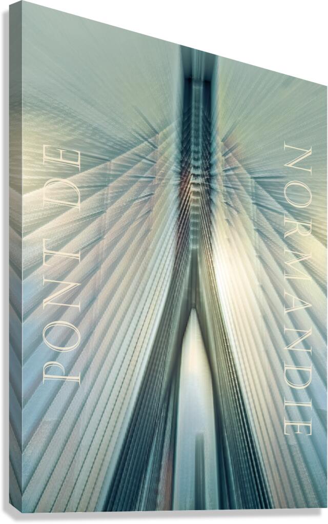 Pont de Normandie Canvas Print