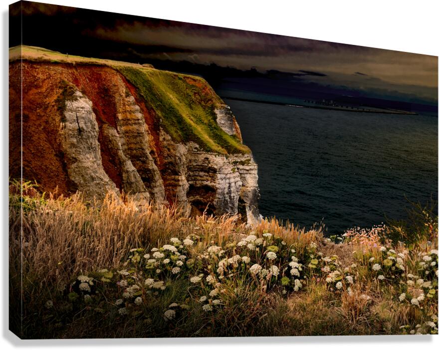 La Poterie Cap dAntifer Cliffs 2 Canvas Print
