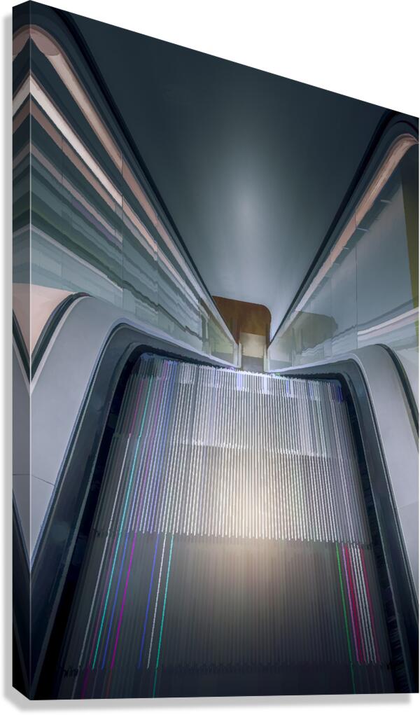 Amsterdam Stedelijk Museum Stairs Canvas Print