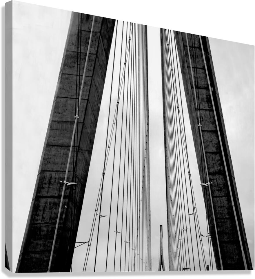 Honfleur to Port of Le Havre Bridge Canvas Print