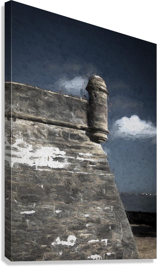 St. Augustine Fort Walls Canvas Print