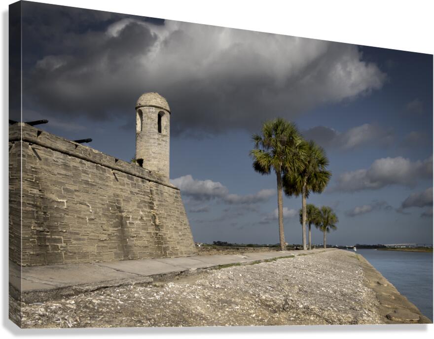 St. Augustine Fort Wall Canvas Print