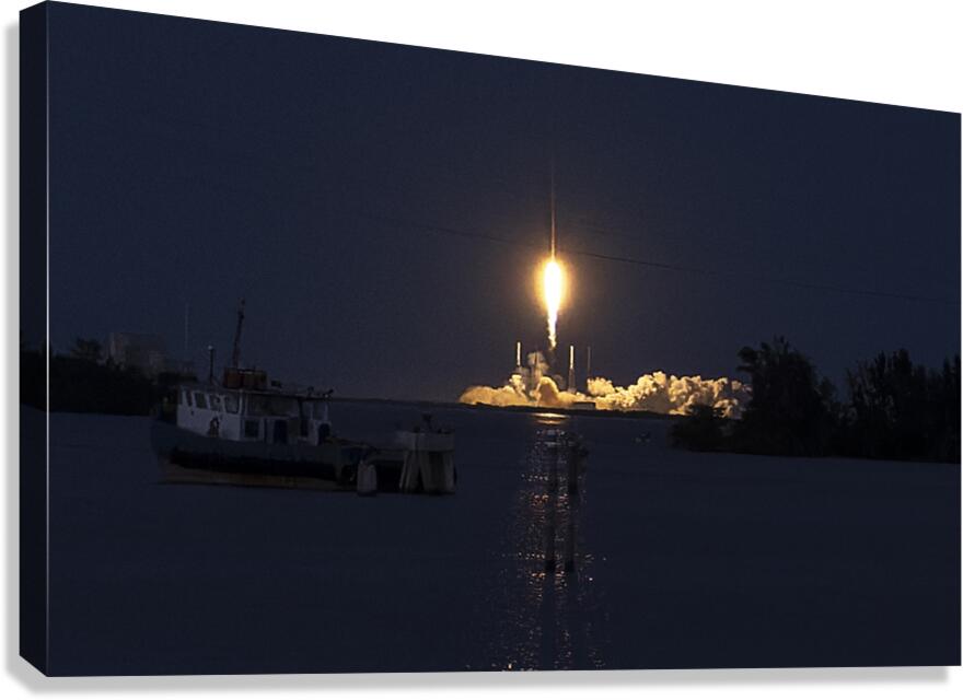 Space X Launch Florida  Canvas Print