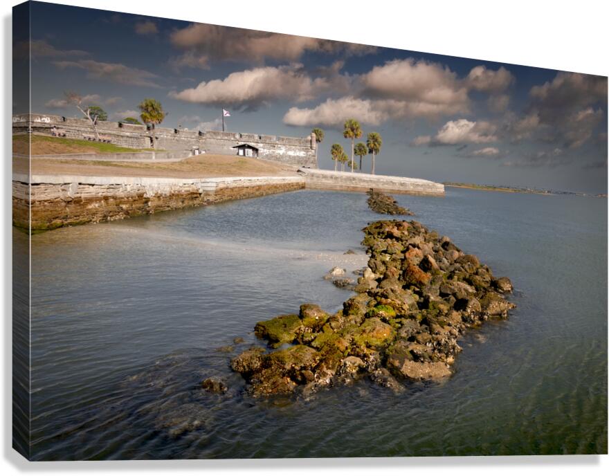 St. Augustine  Fort Florida Walls Canvas Print