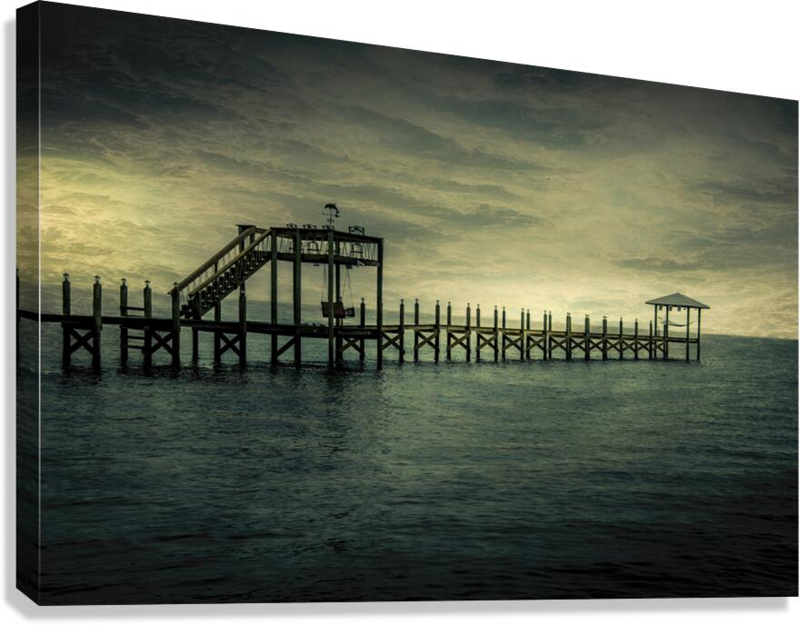 Indian River Solitude Dock Canvas Print
