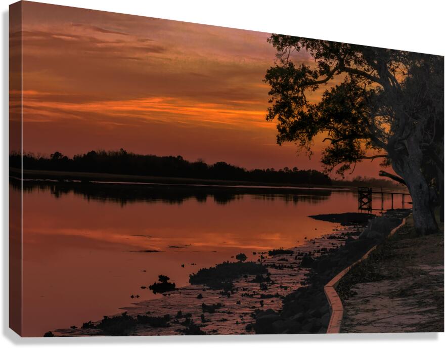 McClellanville Intracoastal Waterway Canvas Print