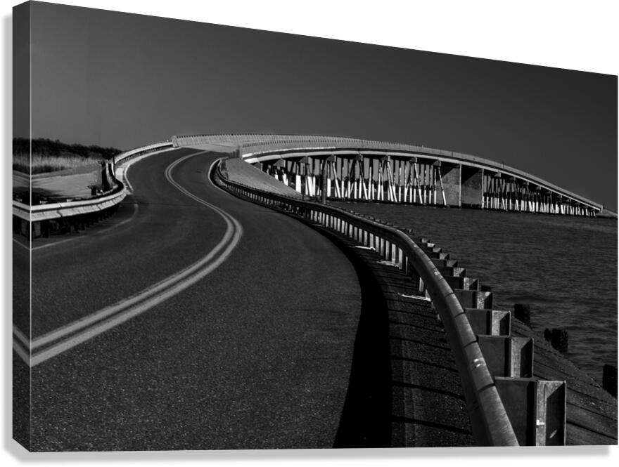 Chesapeake Curved Bridge Canvas Print