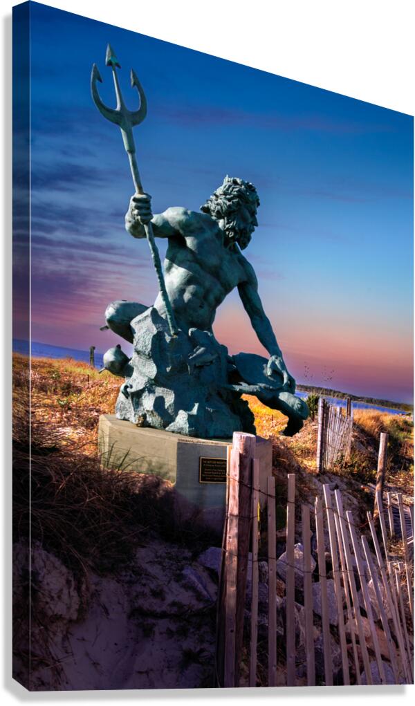 Charles City King Nepture Poseideon Canvas Print