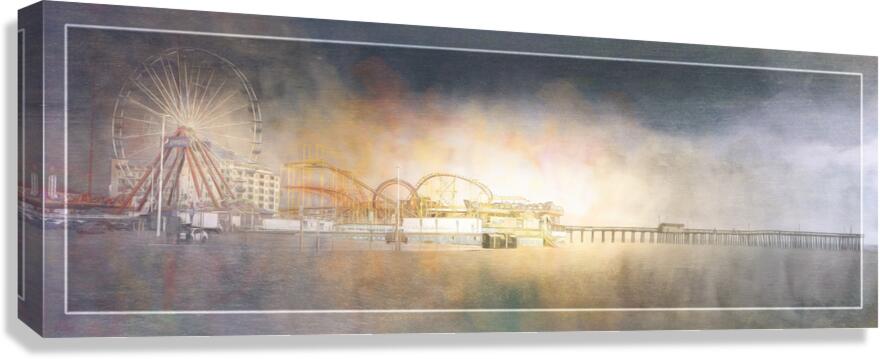 Ocean City Maryland Pier Panorama  Canvas Print