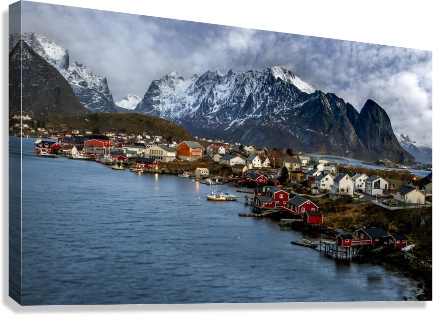 Lofoten Islands Vista in Reine Canvas Print