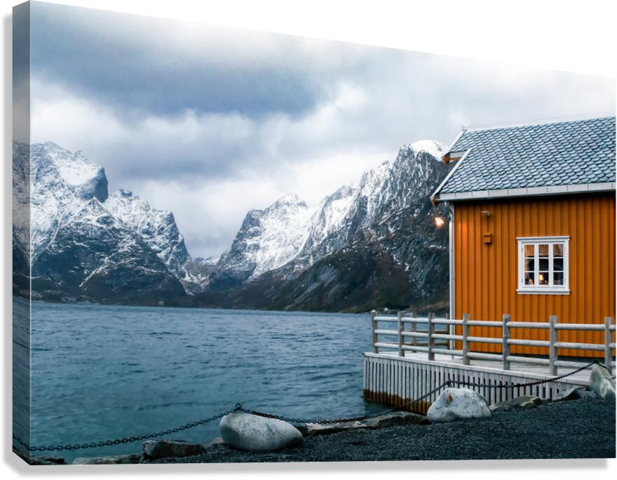 All About the View from the Ochre Rorbu Canvas Print