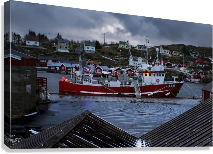 Norwegian Fishing Trawler Canvas Print