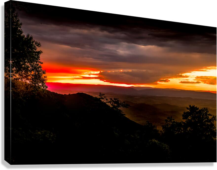 Virginia Mountain Overlook Canvas Print