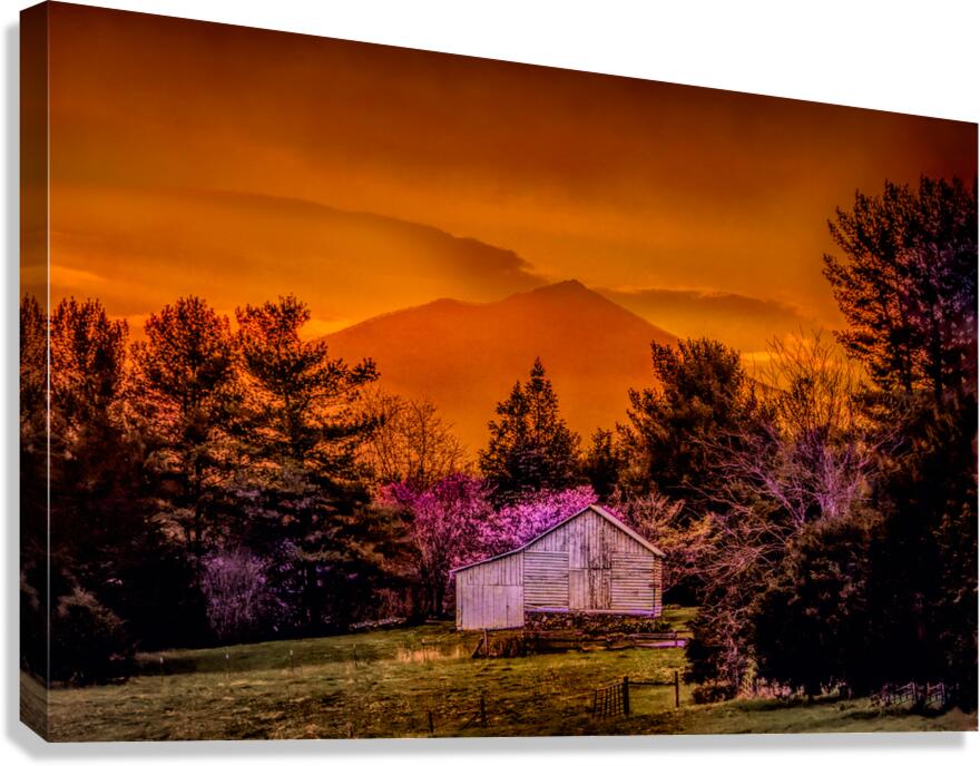 Blue Ridge Mountain Farm 1 Canvas Print