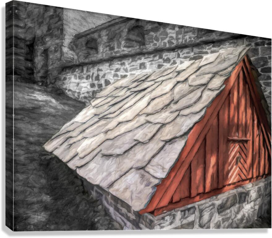 Oslo Akershus Fortress and Castle Barn Canvas Print