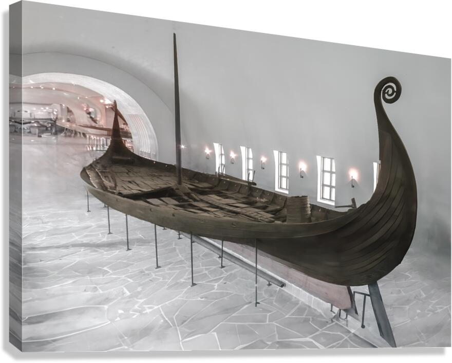 The Oslo Viking Ship Oseberg Canvas Print