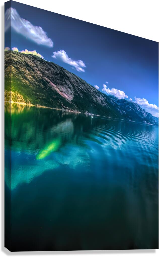 Lysefjord to Stavanger Ferry Ripples Canvas Print